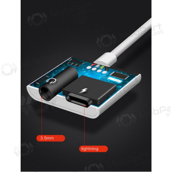Adapter bluetooth ADP13 iš Lightning į Lightning + 3,5mm (wit)