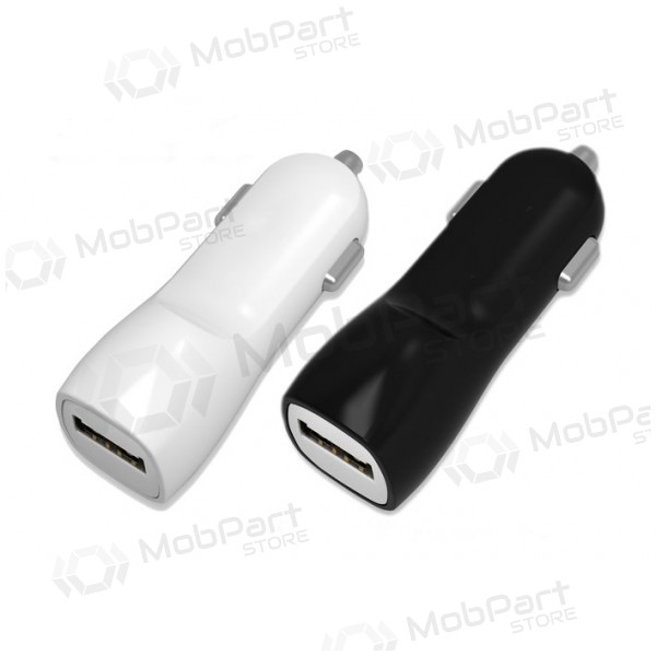 Lader automobilinis Tellos USB (dual) (1A+2A) (zwart)