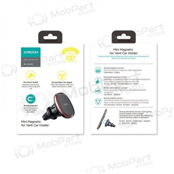 Autotelefoonhouder Joyroom JR-ZS205 (dashboard) magnetic zwart