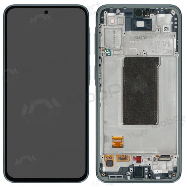 Samsung Galaxy A37 5G scherm (grijsgroen) (met frame) (origineel)