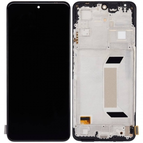 Xiaomi Redmi Note 12 5G, Poco X5 5G scherm (zwart) (met frame) (origineel)