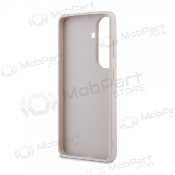Samsung Galaxy S26 hoesje - Guess PU 4G Metal Logo (roze)