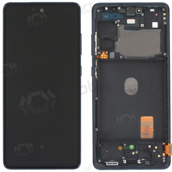 Ekranas Samsung G780/G781 S20 FE su lietimui jautriu stikliuku en rėmeliu Cloud Navy Oled (real size)