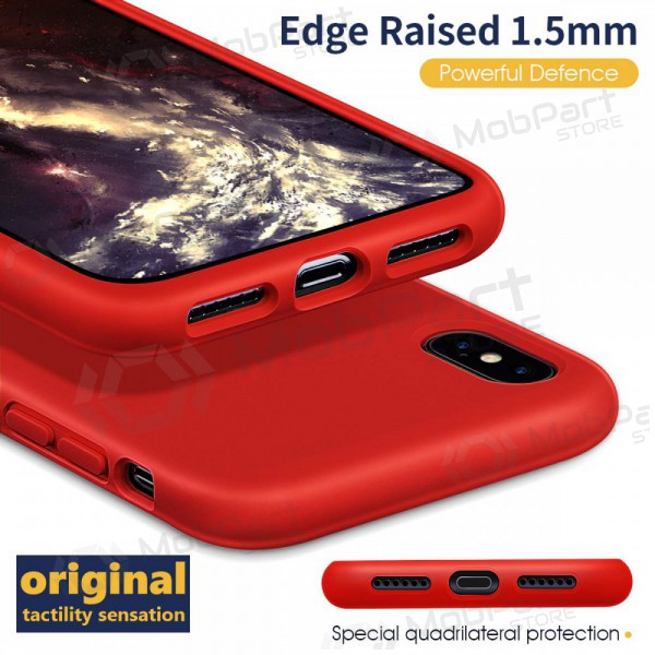 Apple iPhone 12 Pro hoesje - Liquid Silicone 1.5mm (rood)