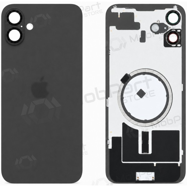 Apple iPhone 16 Plus achterkant (zwart) (Premium)