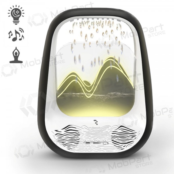 Ontspannende bluetooth-luidspreker met RGB-verlichting Relaxing Rain zwart