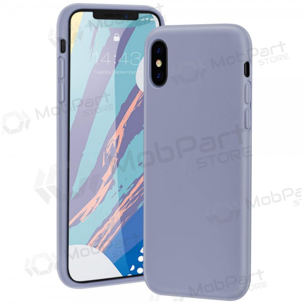 Apple iPhone 11 Pro hoesje - Liquid Silicone - 2.0mm (lavendelgrijs)