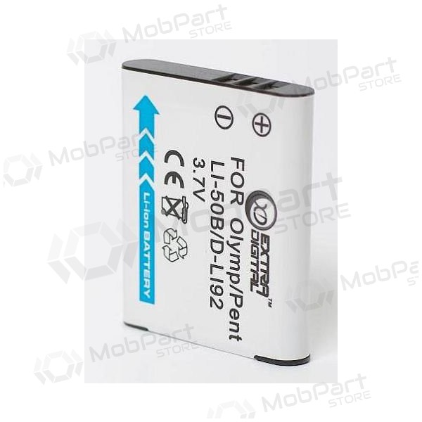 Olympus Li-50B, Pentax D-Li92 foto batterij / accu