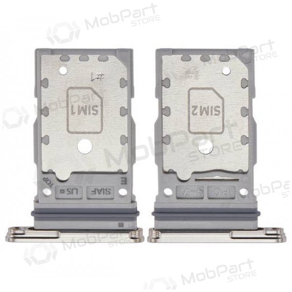 Samsung Galaxy S23 / S23 Plus Dual SIM-kaarthouder (Cream) (service pack) (origineel)