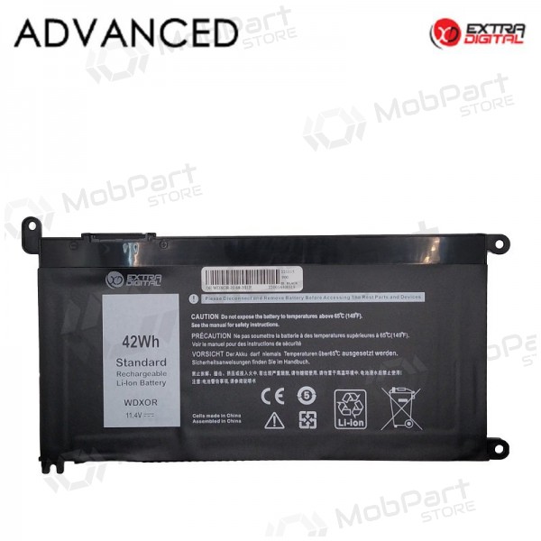 DELL WDX0R, 3400mah laptop batterij, Advanced