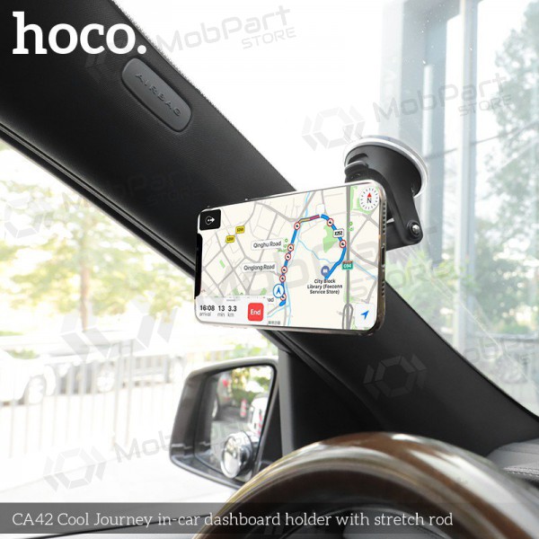 Autotelefoonhouder Hoco CA42 Cool Journey, mounted on the dashboard, magnetic