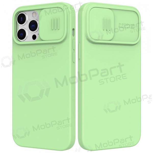 Apple iPhone 14 Plus hoesje „Nillkin Silicone“ (licht groen)