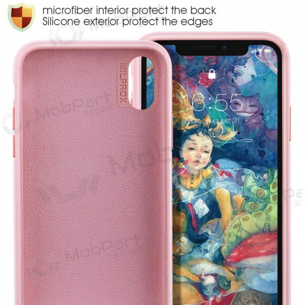 Apple iPhone 11 hoesje - Liquid Silicone - 1.5mm (roze)
