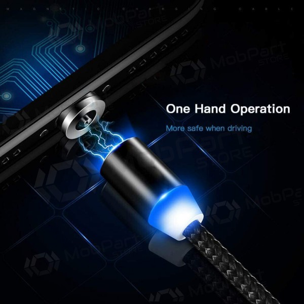 USB kabel Magnetic Lightning 1.0m (wit)