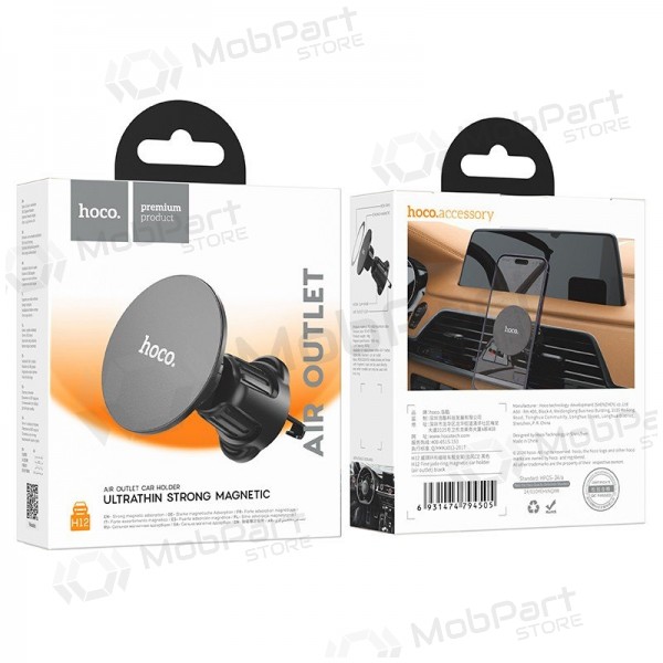Autotelefoonhouder Hoco H12 (air vent) zwart
