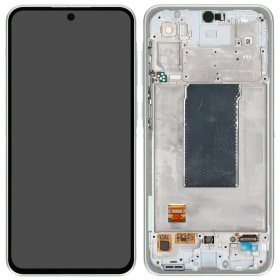 Samsung Galaxy A36 scherm (groen) (met frame) (origineel)