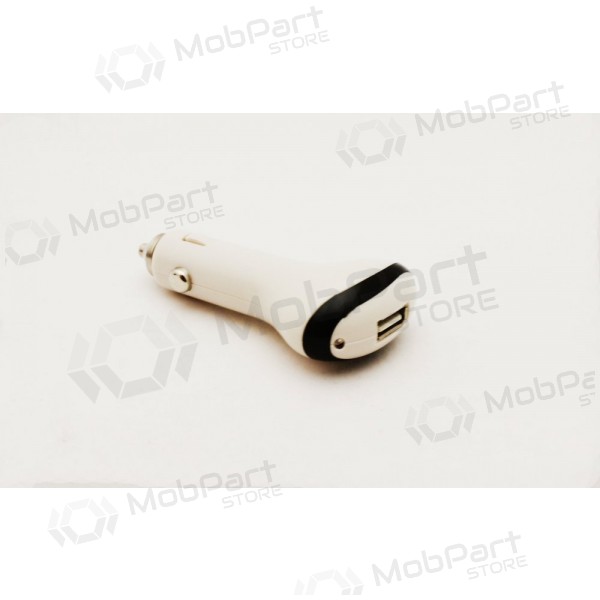 Autolader (USB) (big/long) wit (0.6A)