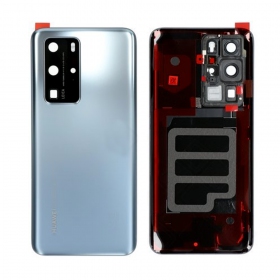 Huawei P40 Pro achterkant zilverachtig (Silver Frost) (gebruikt grade C, origineel)