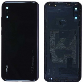 Huawei Y6 2019 / Y6 Pro 2019 / Y6 Prime 2019 achterkant (zwart) (gebruikt grade C, origineel)