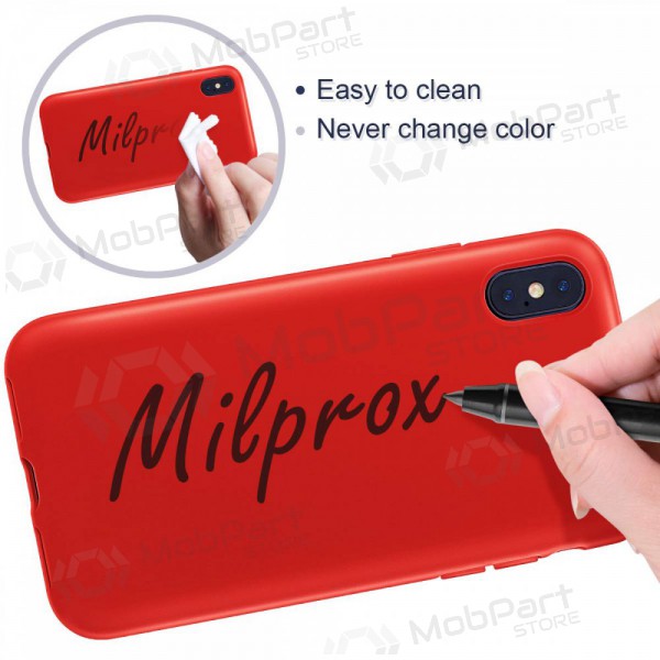 Apple iPhone 13 hoesje - Liquid Silicone - 1.5mm (rood)