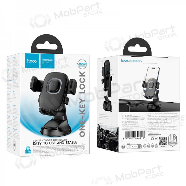 Autotelefoonhouder Hoco H76 (dashboard) zwart