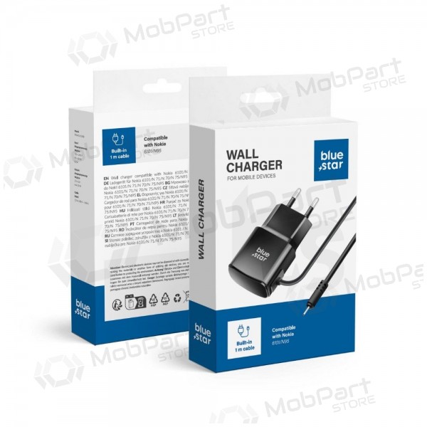 Telefoonoplader Blue Star TFK-TC-1100B 3 W Nokia zwart