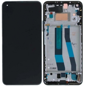 Xiaomi 11 Lite 5G NE scherm (zwart) (met een frame) (origineel)