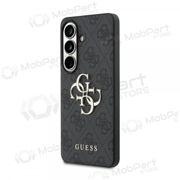 Samsung Galaxy S26 hoesje - Guess PU 4G Metal Logo (grijs)