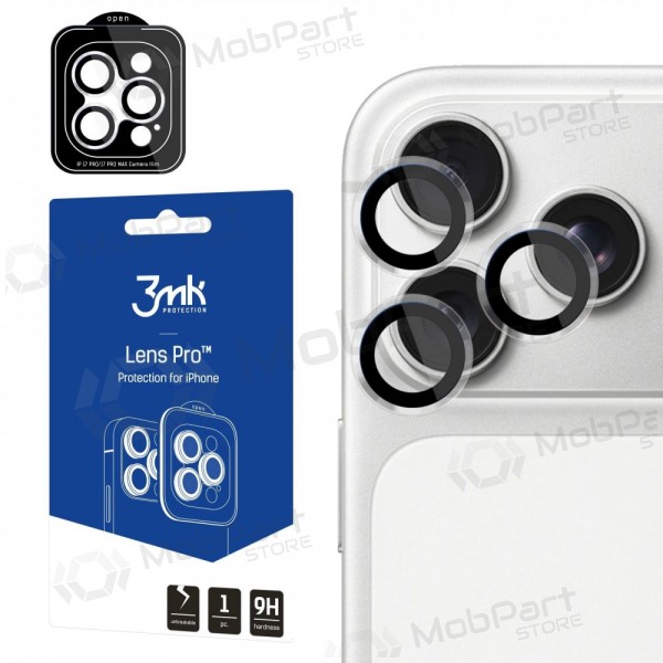 Apple iPhone 18 Pro, 18 Pro Max beschermend gehard glas voor camera - 3MK Lens Pro (transparant)