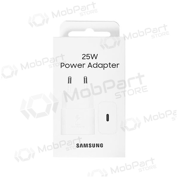 Lader origineel Samsung EP-T2510NWEGEU 25W in het pakket wit
