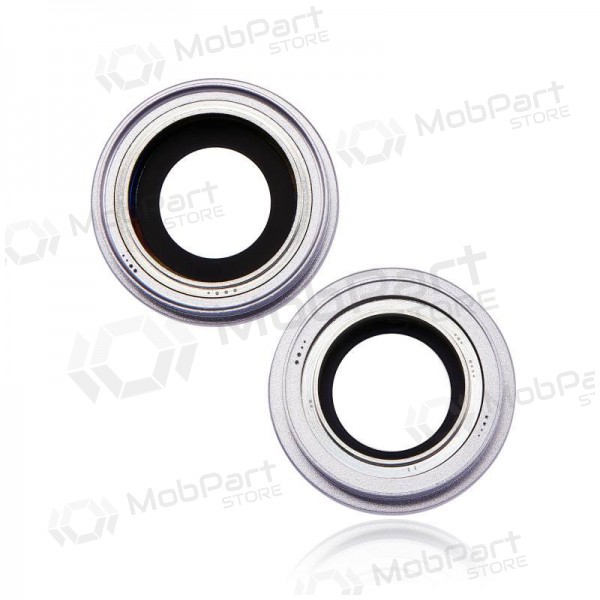 iPhone 14 / 14 Plus camera glas (2stuks) (purpurinis) (met een frame)