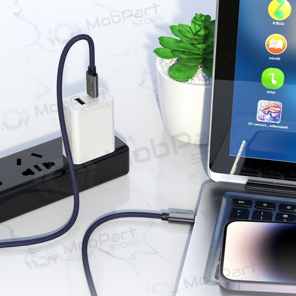 USB-C kabel Hoco U134 USB-C naar USB-C 1.8 m 240 W zwart