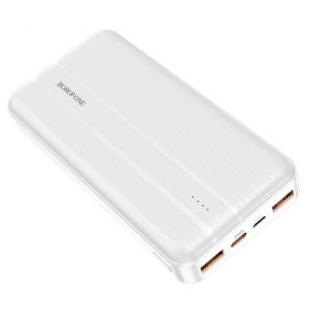 Externe batterij Power Bank Borofone BJ9A Type-C PD+Quick Charge 3.0 (3A) 20000mAh Wit