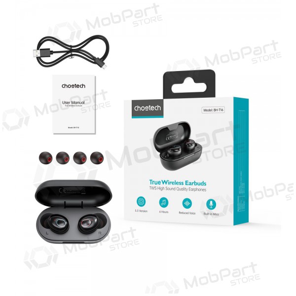 Draadlozes ausinės Choetech BH-T16 Hi-Fi Bean TWS