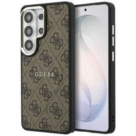Samsung Galaxy S26 Ultra hoesje - Guess PU Leather 4G Gold Frame Magnetic