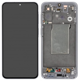 Samsung Galaxy A57 5G scherm (grijs) (met frame) (Premium)