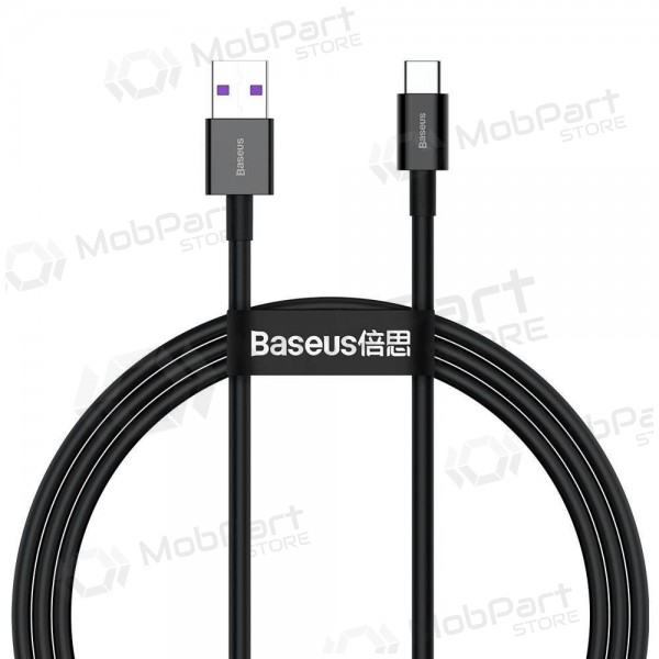 USB kabel Baseus Superior Type-C 66W 1.0m (zwart) CATYS-01