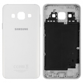 Samsung A300F Galaxy A3 achterkant wit (Pearl White) (gebruikt grade A, origineel)