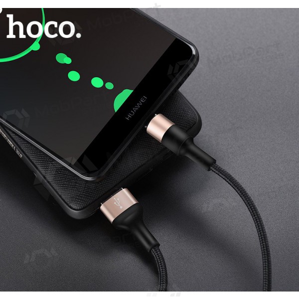 USB kabel Hoco X26 Type-C 1.0m (zwart / gouden)