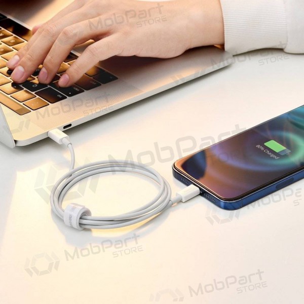 USB kabel Baseus Superior Type-C - Lightning PD 20W 1.0m (wit) CATLYS-A02