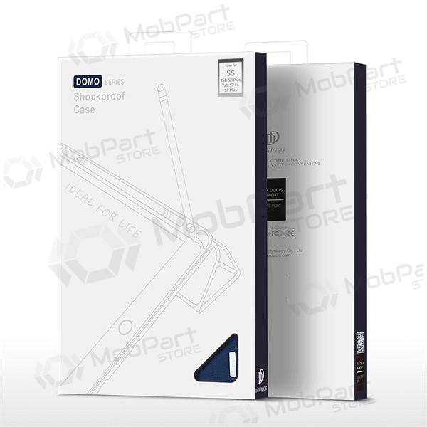 Samsung Galaxy Tab S9 FE+ hoesje - Dux Ducis Domo (zwart)