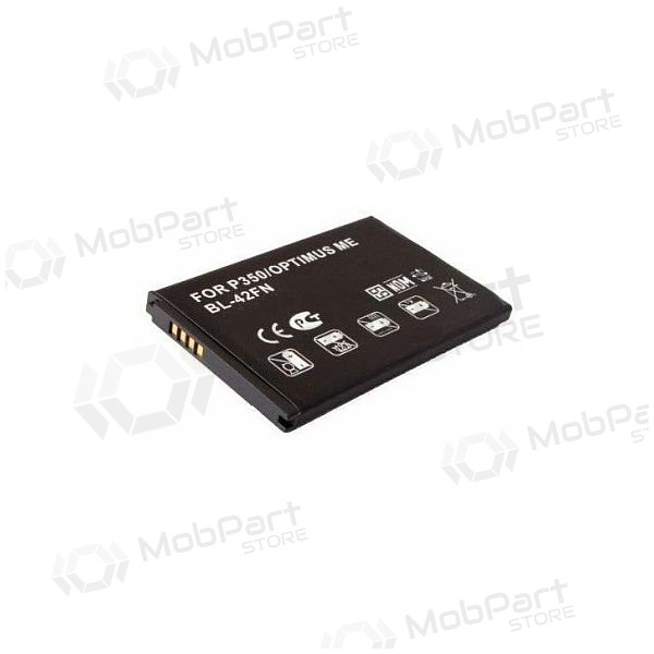 LG BL-42FN (P350, Optimus Me) batterij / accu (1280mAh)
