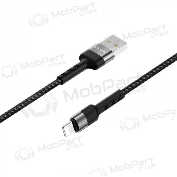 USB kabel Borofone BX34 Lightning 1.0m (zwart)