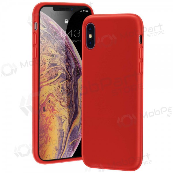 Apple iPhone 12 Pro Max hoesje - Liquid Silicone 1.5mm (rood)