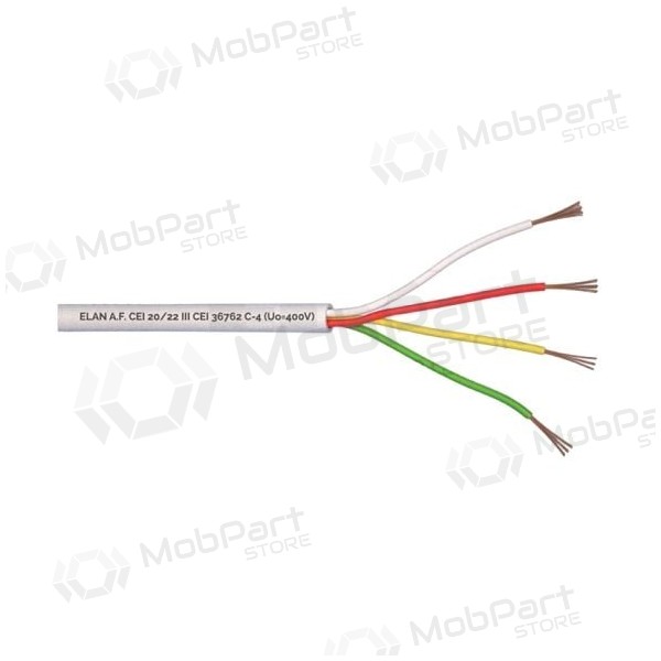 ELAN afgeschermde kabel 4x0.22
