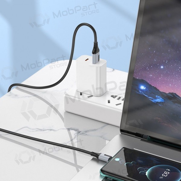 USB-C kabel Borofone BX101 USB-A naar USB-C 1 m wit