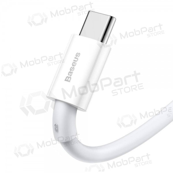 USB kabel Baseus Superior Type-C 66W 1.0m (wit) CATYS-02