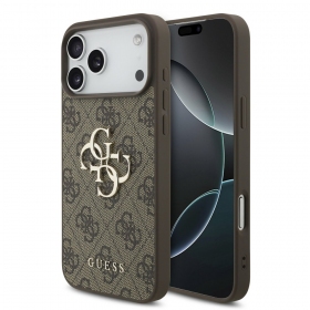 Apple iPhone 17 Pro Max hoesje - Guess PU 4G Metal Logo