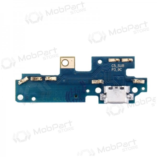 Xiaomi Redmi 4 oplaadconnector en microfoon