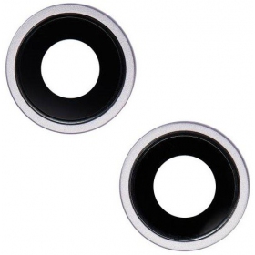 iPhone 14 / 14 Plus camera glas (2stuks) (purpurinis) (met een frame)